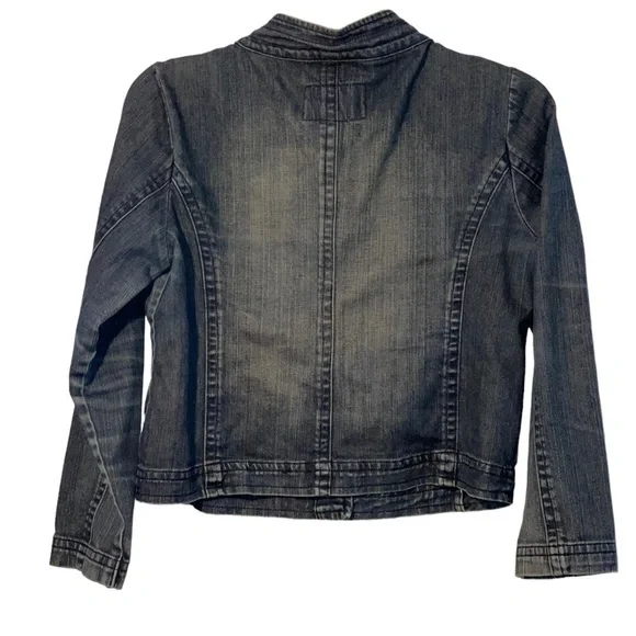 Levi Strauss Signature ladies button up denim jacket. Size Large EUC - Picture 4 of 6